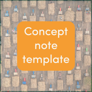 Bonsucro Impact Fund - Concept note template